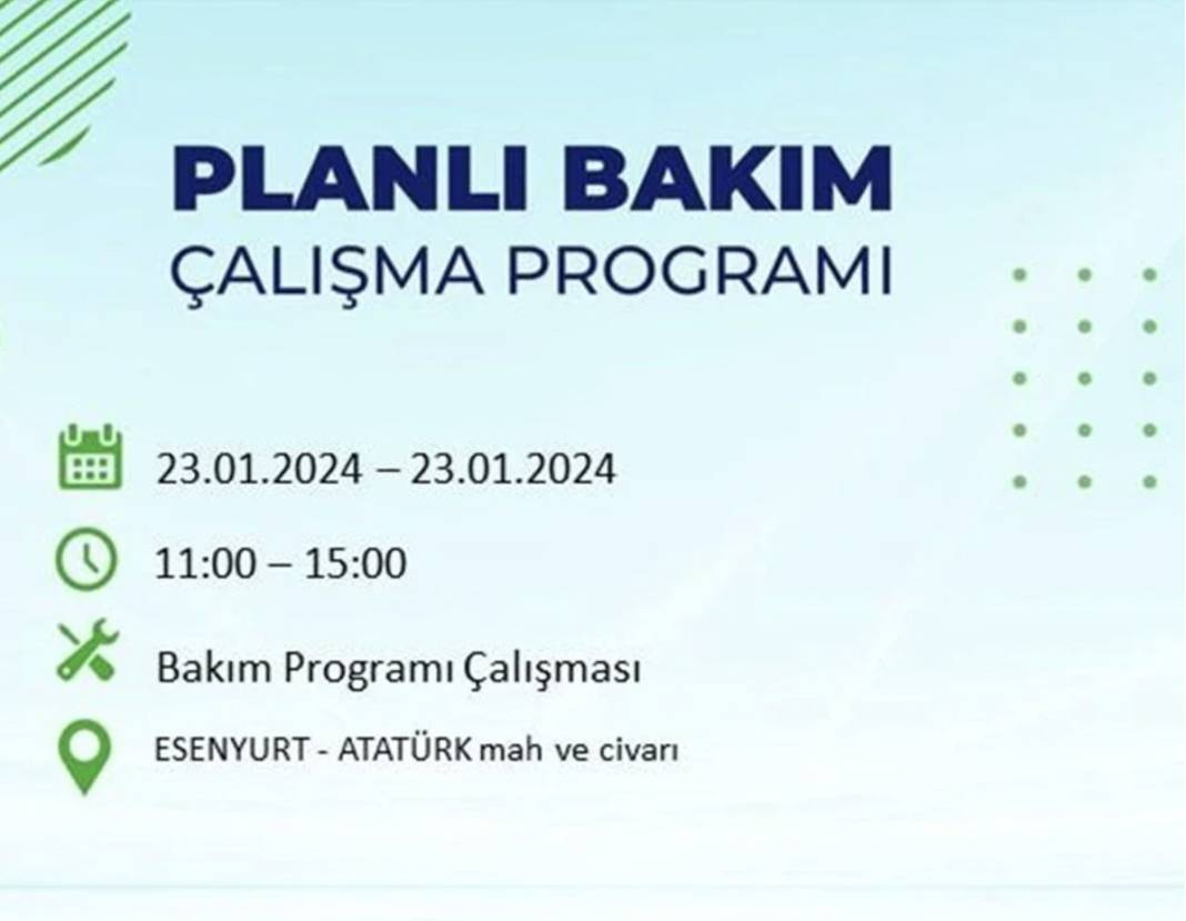 İstanbul karanlığa gömülecek! 22 ilçede saatlerce elektrik gelmeyecek! Hangi ilçelerde elektrik kesintisi var? 32